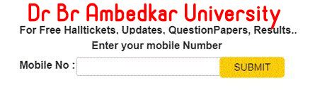 Dr Br Ambedkar University UG 1st to 6th Sem Results Check .